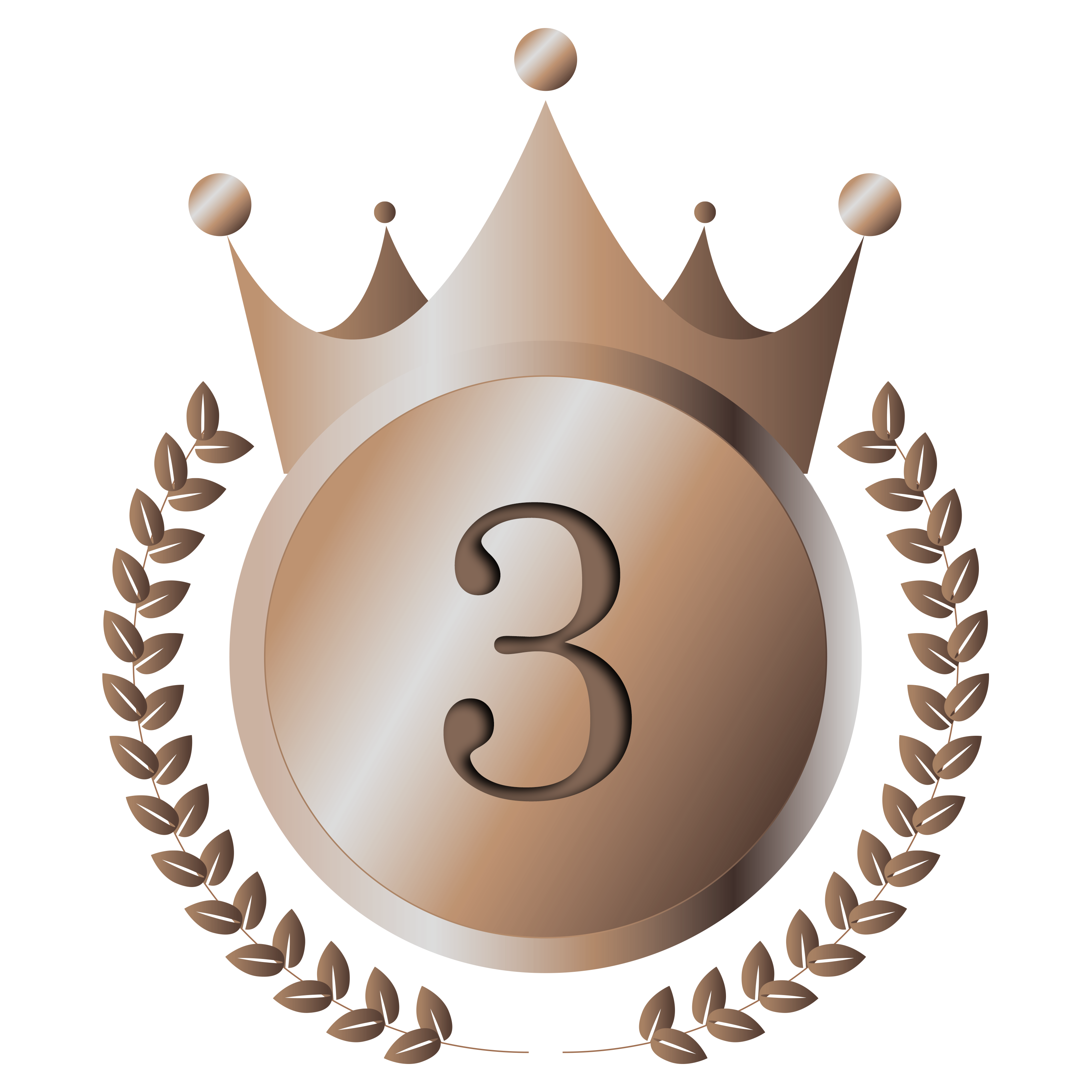 王冠銅メダルのイラスト素材 Bizocean ビズオーシャン