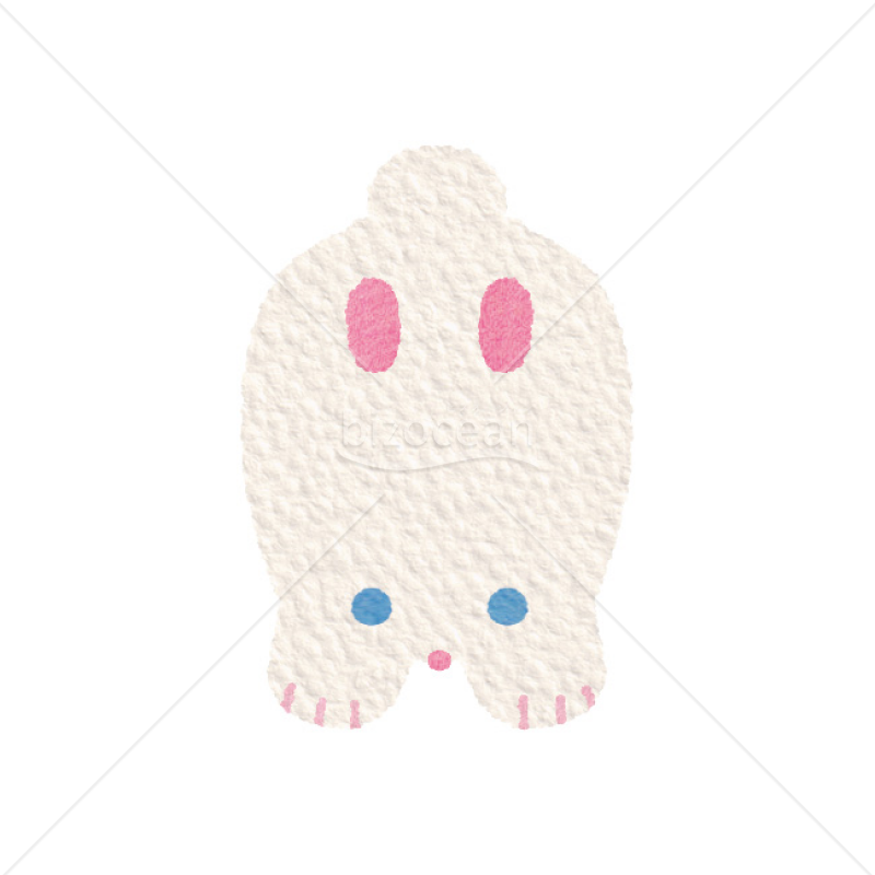 「イラスト」ウサギ1