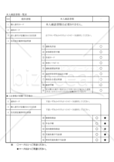 マイナンバー提供書