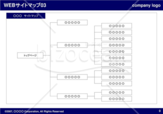 WEBサイトマップ03（Navy）