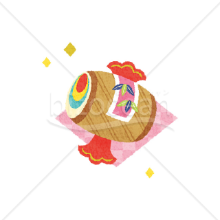 【2026年】「イラスト」手描き風の縁起物「打ち出の小槌」