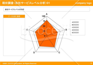 現状調査（自社サービスレベル分析）01（Orange）