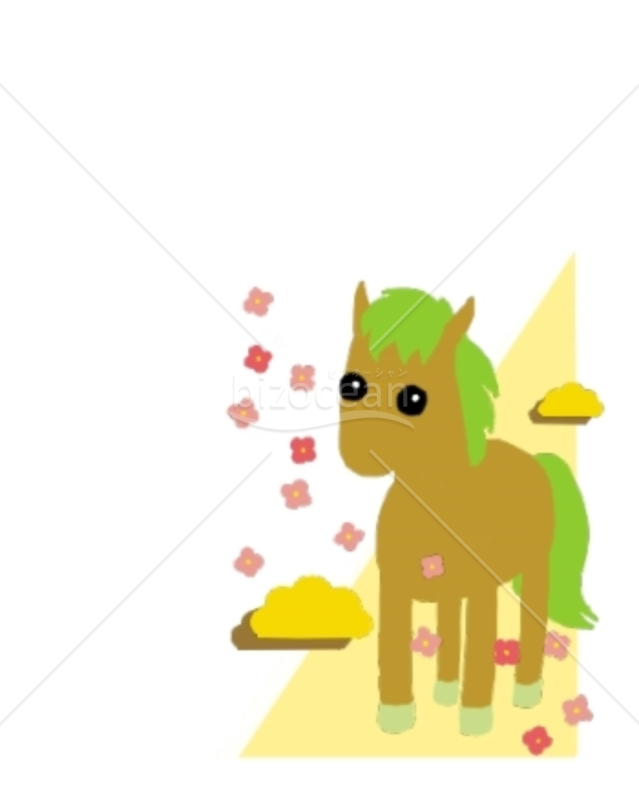 花散る仔馬