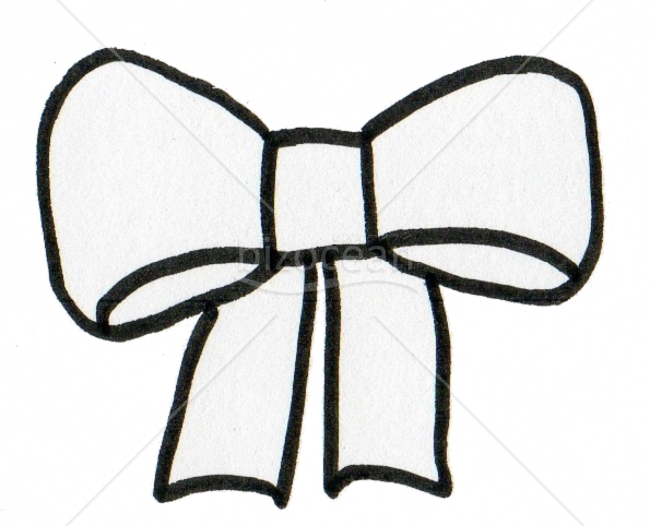 リボン(線画)