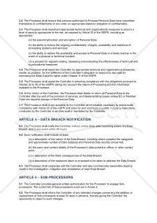 【GDPR準拠】【参考和訳付】DATA PROCESSING AGREEMENT（データ処理契約）
