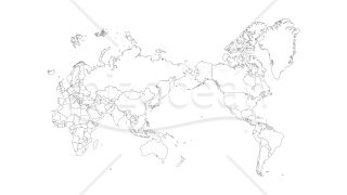 【おまけ付き】シンプルに表現できる世界地図