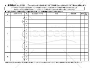 オズボーンの発想チェックリストの実践（No1～5）