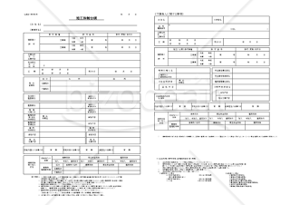 【全建統一様式 第3号】施工体制台帳　改訂5版対応