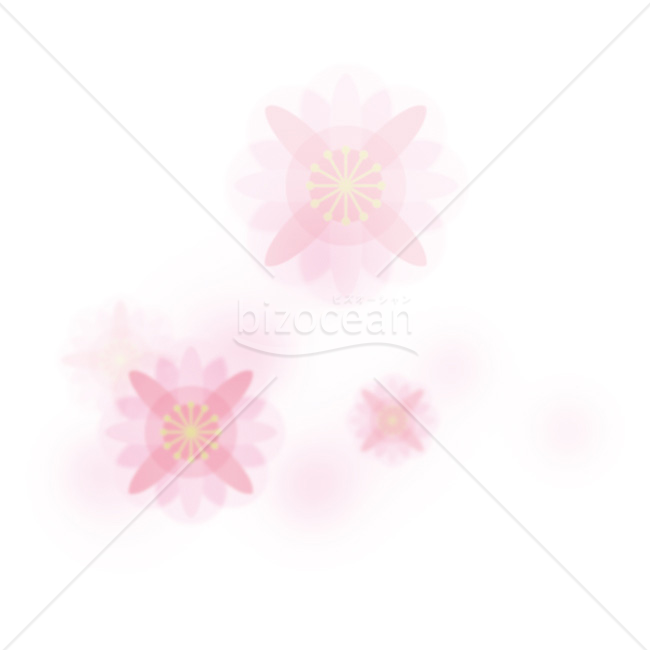 【2026年】「イラスト」ふんわりと優しい雰囲気の半透明な梅の花