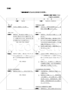 【改正会社法対応版】（取締役１名の会社が取締役増員及び監査役新任をする場合の）臨時株主総会議事録