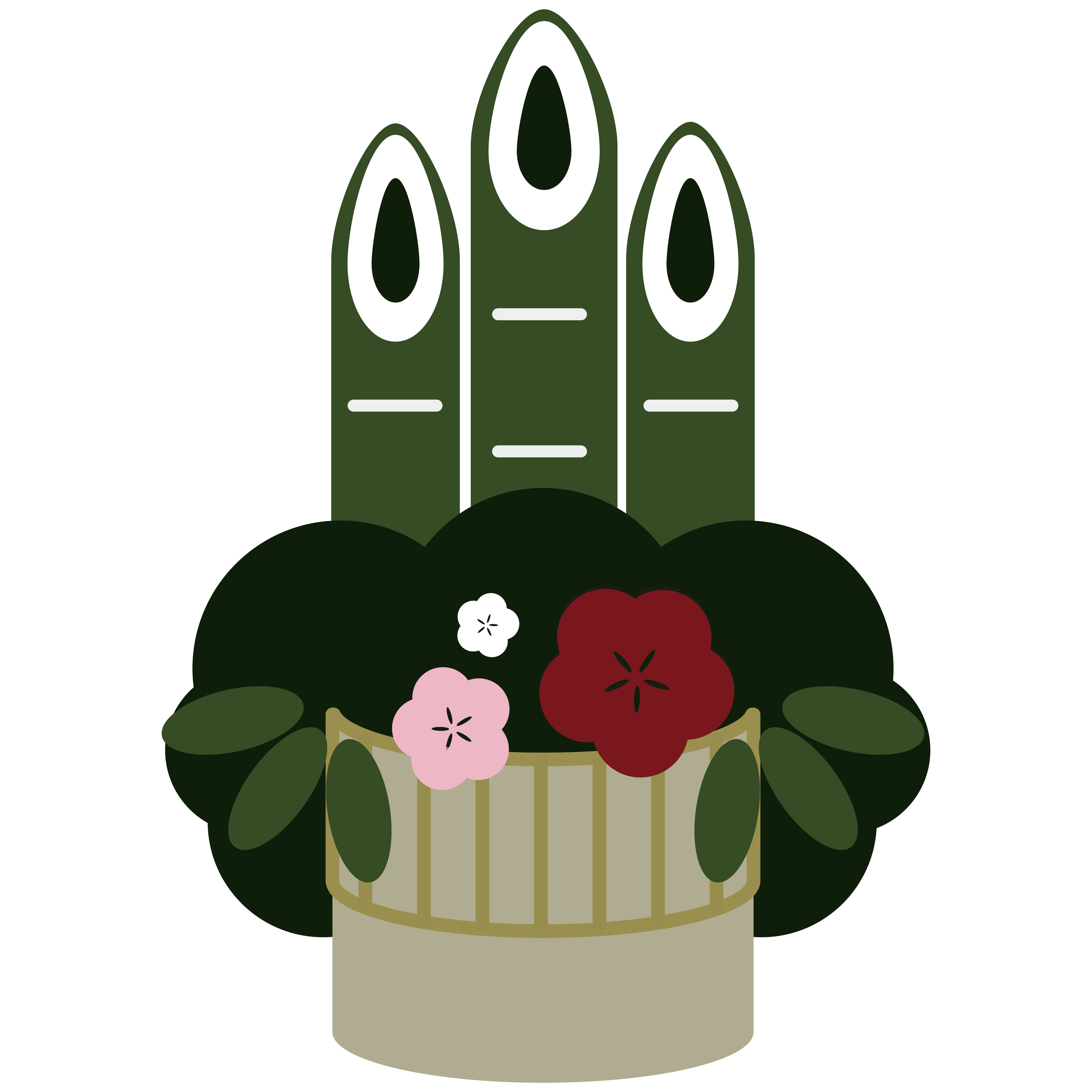 門松 右 のイラスト素材 Bizocean ビズオーシャン