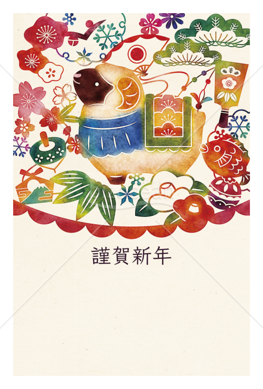 型染め風・羊