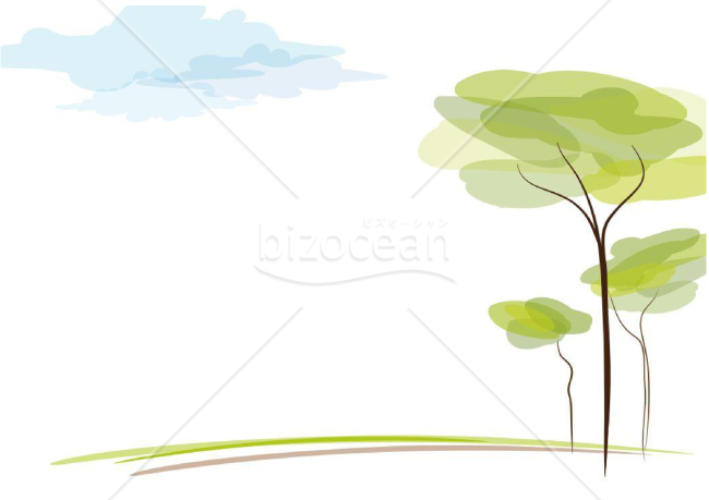 【Googleスライド】木と空のデザインテンプレート