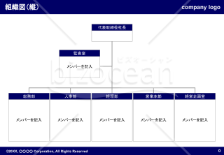 組織図（縦）（Navy）
