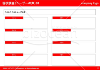 現状調査（ユーザーの声）01（Red）