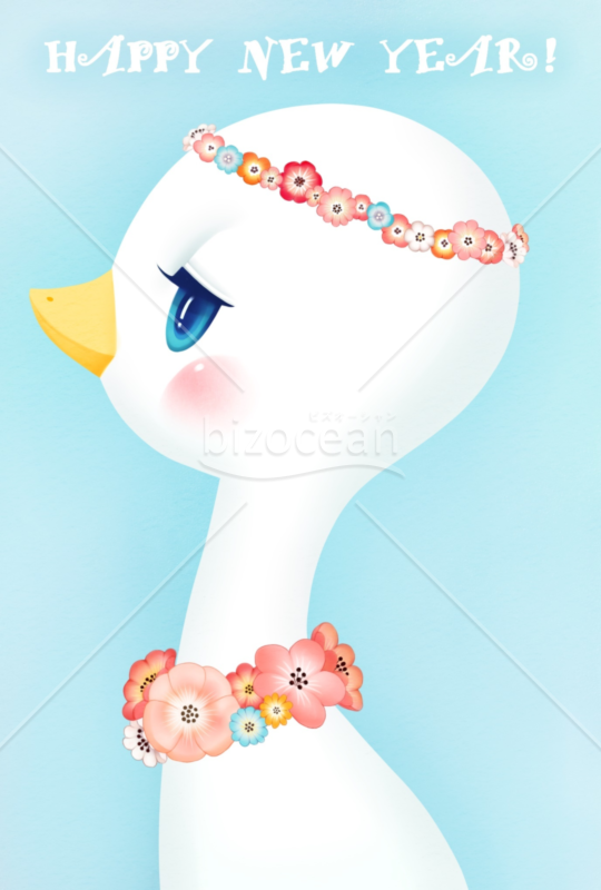 かわいい鳥さん年賀状