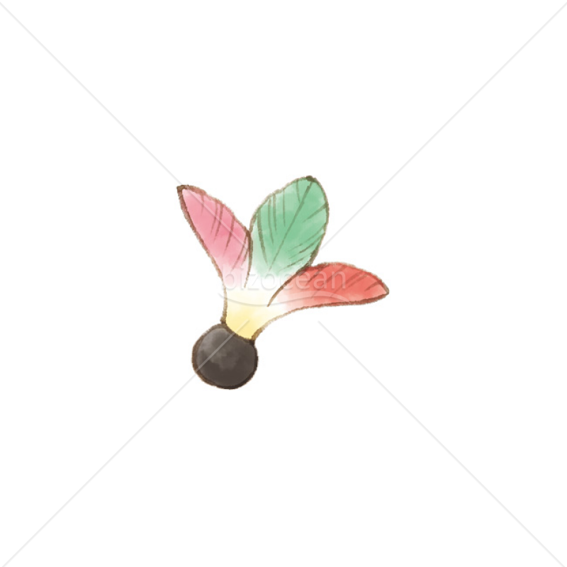 「イラスト」羽根2
