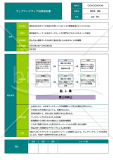 Wordで作るサービス導入報告書（A4・1枚）