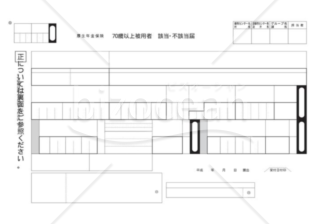 厚生年金保険70歳以上被用者該当・不該当届（厚生年金保険版）