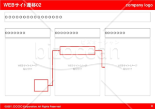 WEBサイト遷移02（Red）