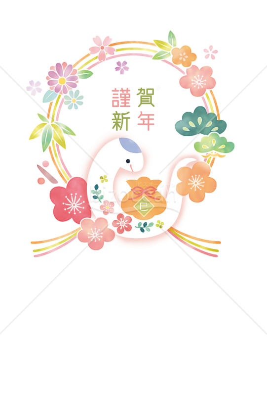 水引飾り・巳