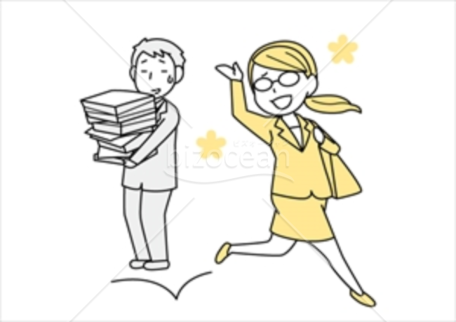 【働く！女の子】お先に失礼します(挨拶)