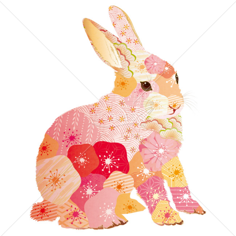 「イラスト」ウサギ7
