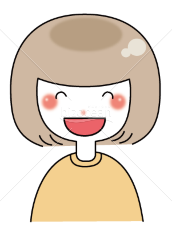 ガール（笑う）