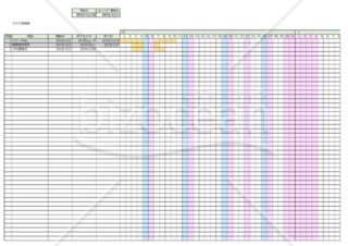 Excelのタスク管理表
