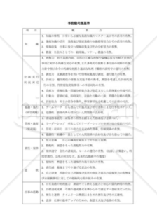 事務職考課基準