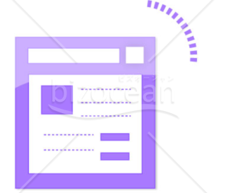 ウェブ(Web)サイトのアイコン(紫)