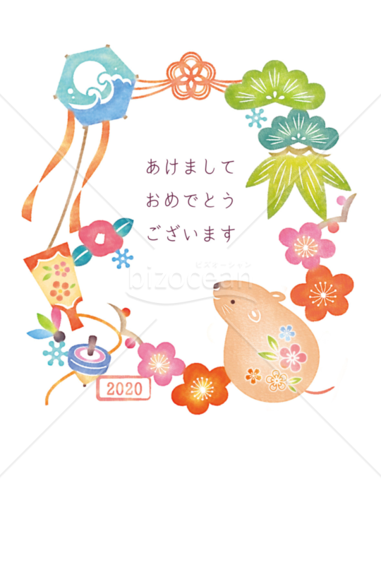 染め絵風・子