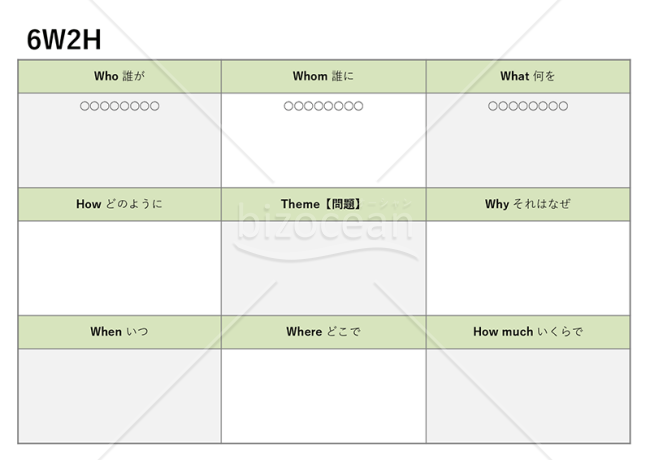 6W2H・PowerPoint