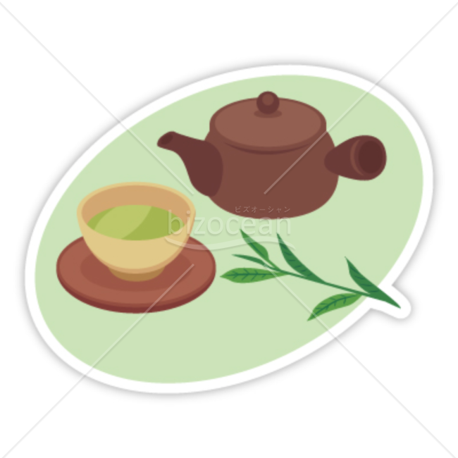 新茶のイラスト