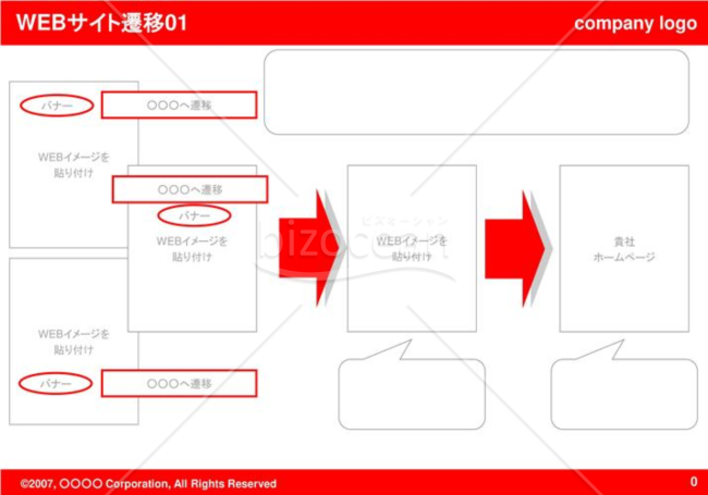 WEBサイト遷移01（Red）