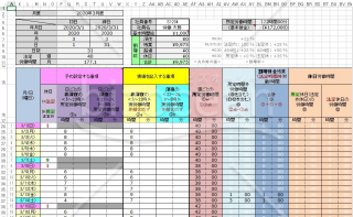 労務010-XL-S_割増賃金算出表（EXCELツール）の機能制限サンプル版