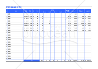 【Excel版】製品別売上管理表（週別）