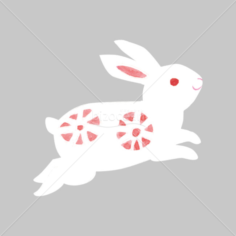 「イラスト」ウサギ18