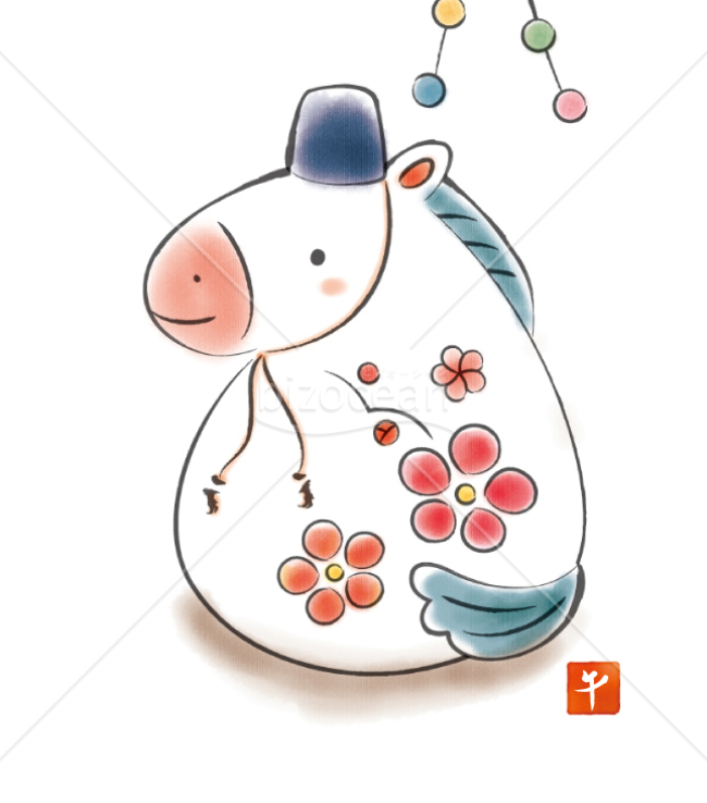 烏帽子の午・水彩