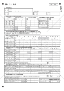 （特定増改築等）住宅借入金等特別控除額の計算明細書