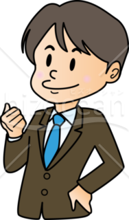 サラリーマン風男性人物素材