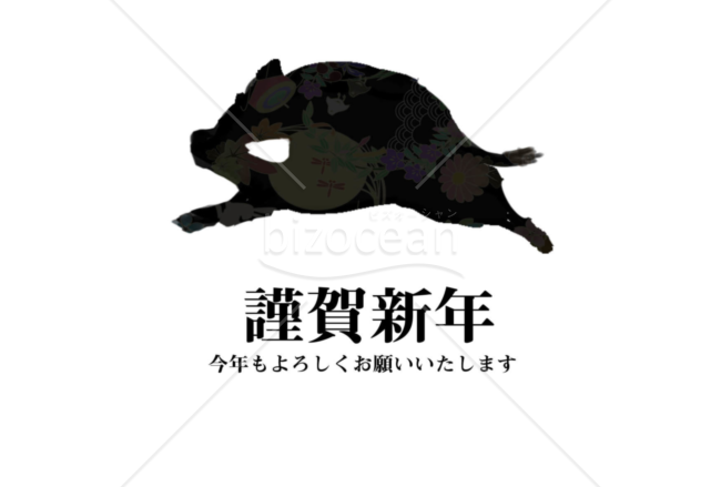 亥年の年賀状２０１9（NO.64）