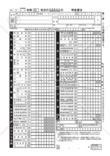 所得税及び復興特別所得税の確定申告書（B様式）