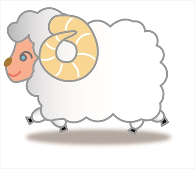 てこてこ歩いている羊イラスト Bizocean ビズオーシャン てこてこ歩いている羊イラスト Bizocean ビズオーシャン