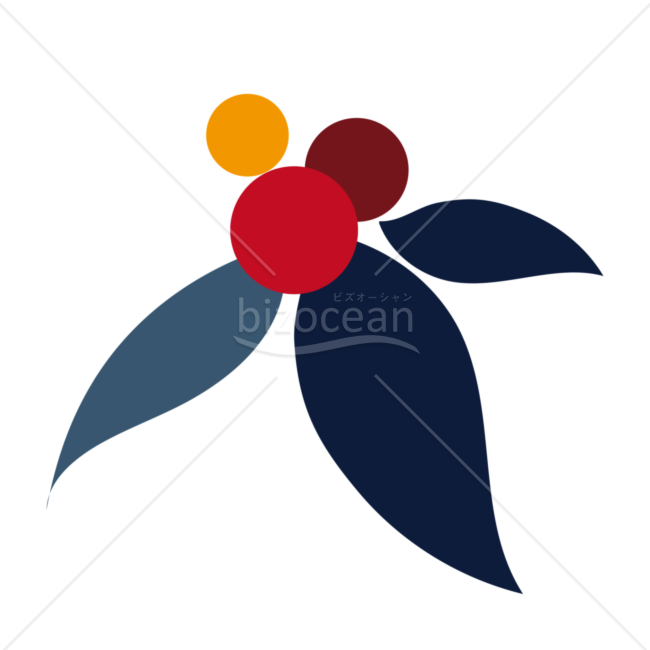 南天の実（単体）のイラスト素材02
