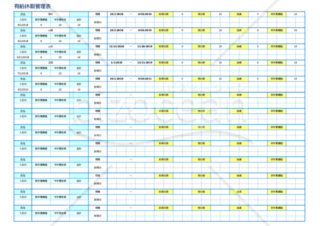 有給休暇管理表（一覧）