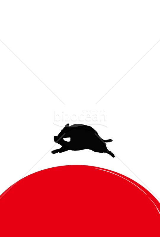 亥年の年賀状２０１9（NO.389）
