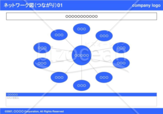 ネットワーク図01（つながり：blue）