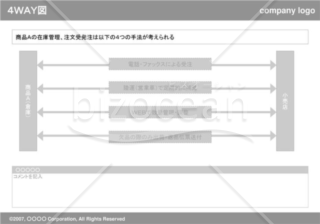 4WAY図(gray)