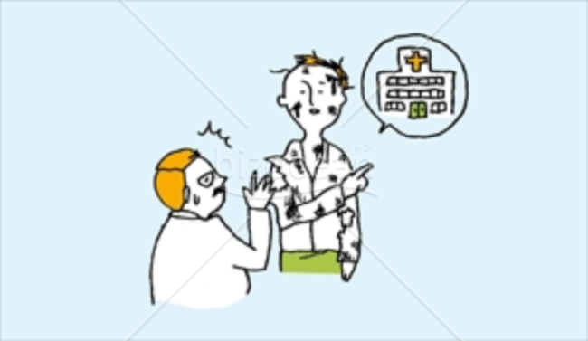 【リーマンあるある】病院行きます(連絡)